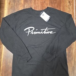Primitive Black Long Sleeve Men's Shirt